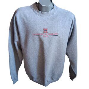 Nebraska Huskers Big Red Men's XL Vintage Sweatshirt Dad University Sweatshirt